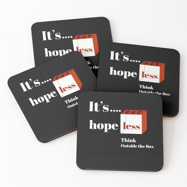 Item preview, Think Outside the Box Positive Thinking Proactive Attitude designed and sold by Glmart.