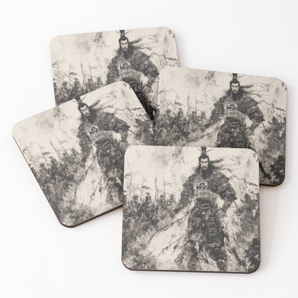 Item preview, Chinese general in armor in Indian ink. designed and sold by Foutox.