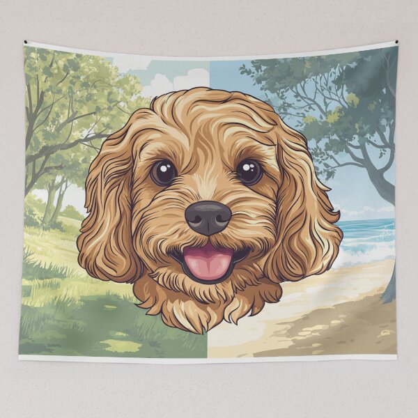 Item preview, Cute and Happy Dog Faces 17 of 20 designed and sold by Jenson Major.