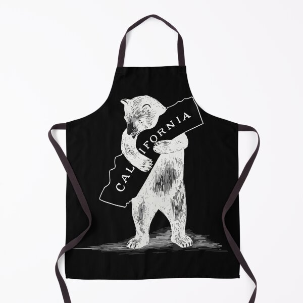 Item preview, Golden State Hug: Vintage Bear, California in white hues designed and sold by EmeraldeaArt.