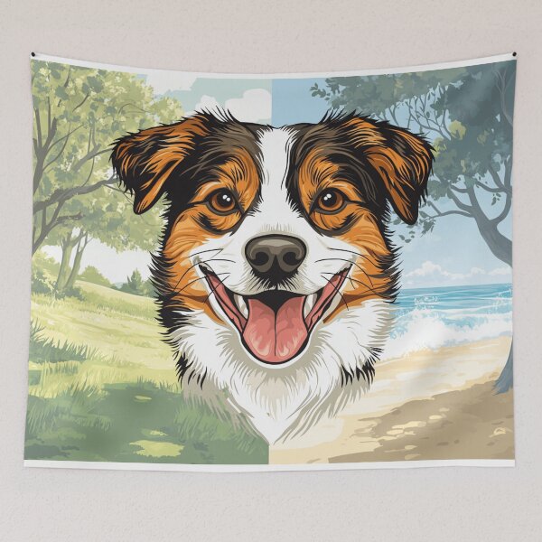Item preview, Copy of Cute and Happy Dog Faces 16 of 20 designed and sold by Jenson Major.