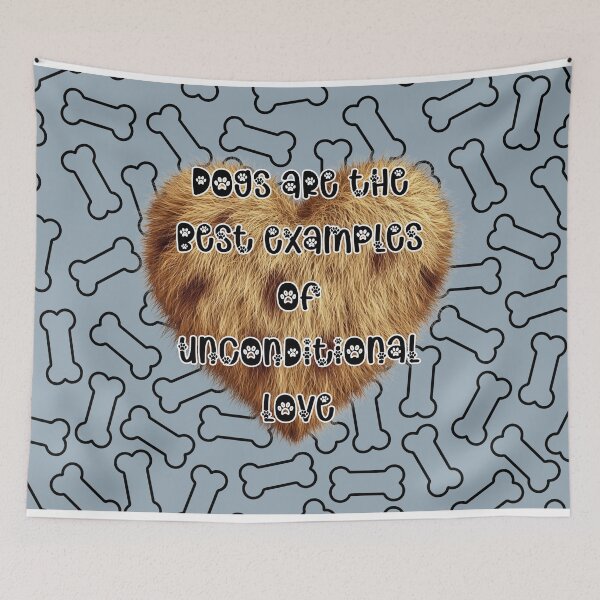 Item preview, Dog Hearts with Quotes Design 7 of 30 designed and sold by Jenson Major.