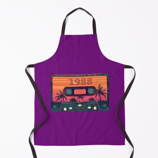 Item preview, Retro analog nights neon palms cassette dreams designed and sold by analogsandpixel.