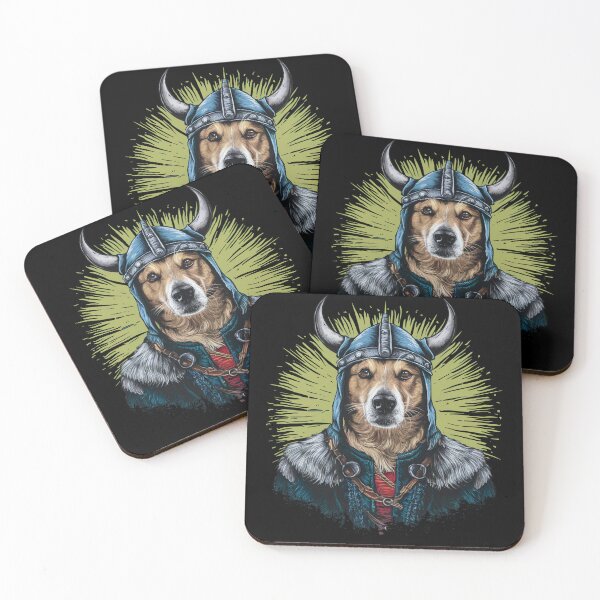 Item preview, Dog as viking  designed and sold by KukerLukii.