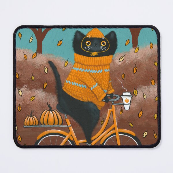 Item preview, Sweater Weather Bicycle Ride designed and sold by KilkennyCat Art.