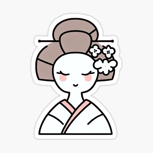 Item preview, Geisha kawaii designed and sold by Kobeko.