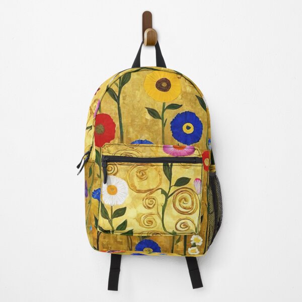 Item preview, Gustav Klimt Flowers with Gold designed and sold by maniacfitness.