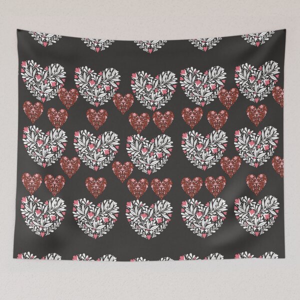 Item preview, "Floral Heart: Personalized Custom Design designed and sold by NAB  design.