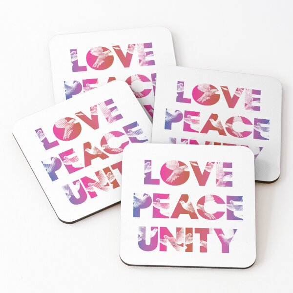 Item preview, Love Peace and Unity - Doves Peace Movement  designed and sold by Vision-Tees.