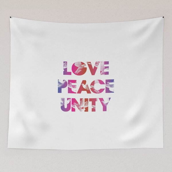 Item preview, Love Peace and Unity - Doves Peace Movement  designed and sold by Vision-Tees.