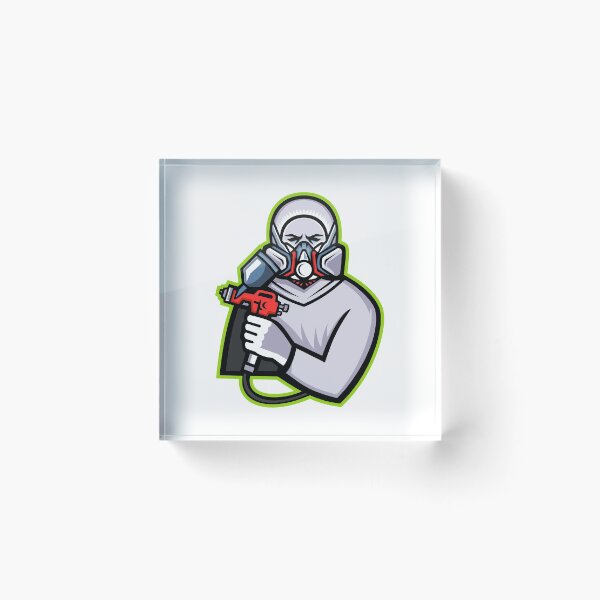 Item preview, Industrial Spray Painter Mascot designed and sold by patrimonio.
