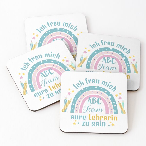 Item preview, Teacher for elementary school Happy Teacher ABC School team First grade school beginners designed and sold by Sandra Brezina.