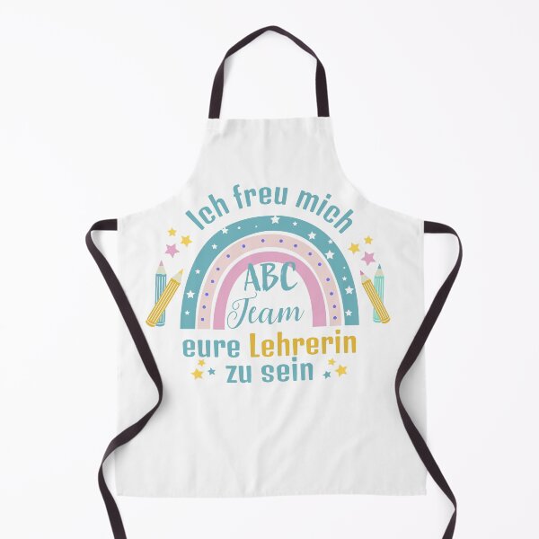 Item preview, Teacher for elementary school Happy Teacher ABC School team First grade school beginners designed and sold by Sandra Brezina.