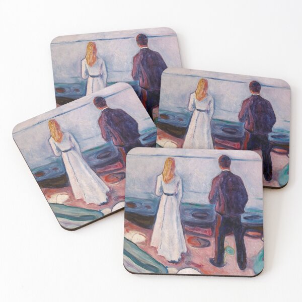 Item preview, Edvard Munch - Two Human Beings (The Lonely Ones) (1905) | still life portrait painting oil print designed and sold by Jéanpaul  Ferro.