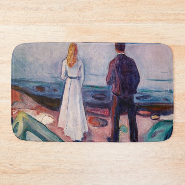 Item preview, Edvard Munch - Two Human Beings (The Lonely Ones) (1905) | still life portrait painting oil print designed and sold by Jéanpaul  Ferro.
