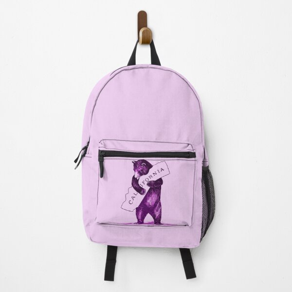 Item preview, California Vintage Bear in purple hues designed and sold by EmeraldeaArt.