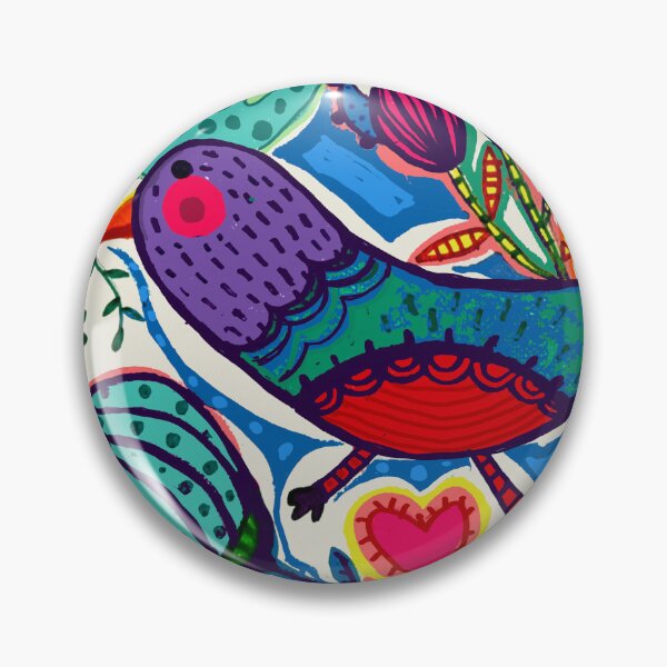 Item preview, Colored bird designed and sold by Norkelly Acosta.