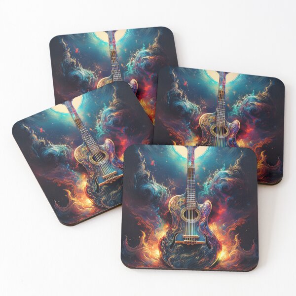 Item preview, Beautiful guitar fantasy art. designed and sold by LiftMin.