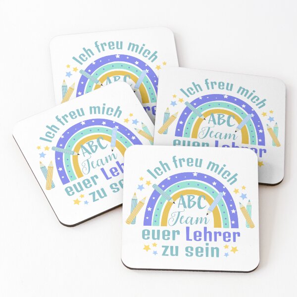 Item preview, Teacher for elementary school Happy Teacher ABC school team First grade school beginners designed and sold by Sandra Brezina.