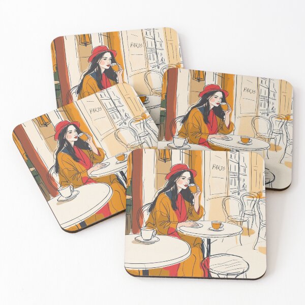 Item preview, Coffee in Paris French Print Journal Notebook Bag designed and sold by PickInsight.