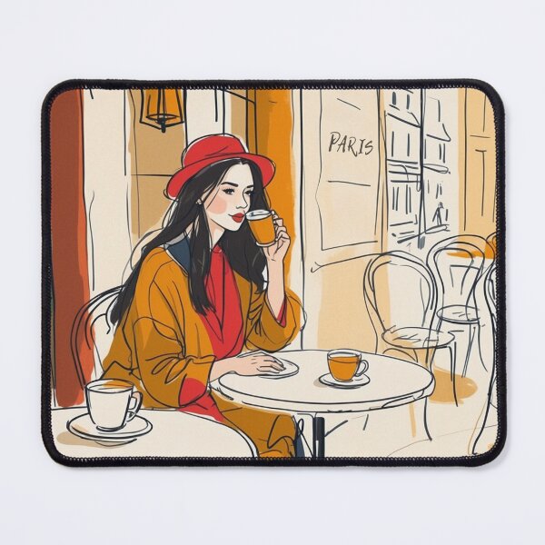 Item preview, Coffee in Paris French Print Journal Notebook Bag designed and sold by PickInsight.