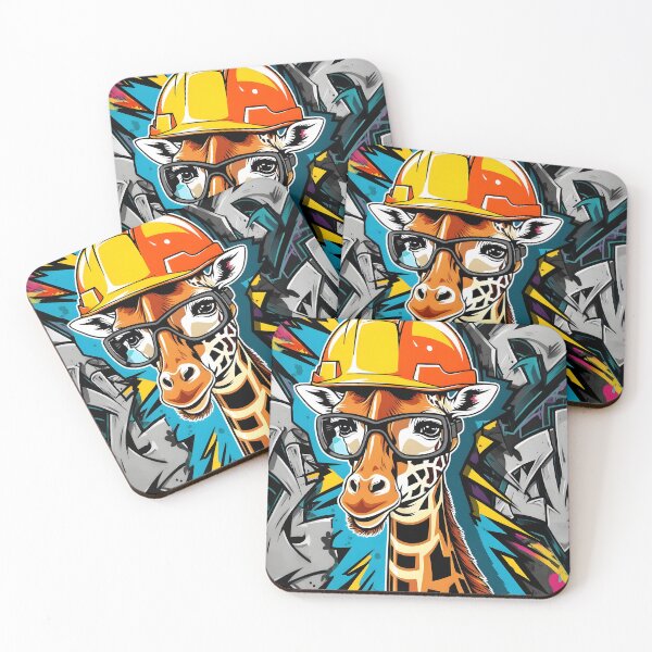 Item preview, funky giraffe designed and sold by misbahsiro.