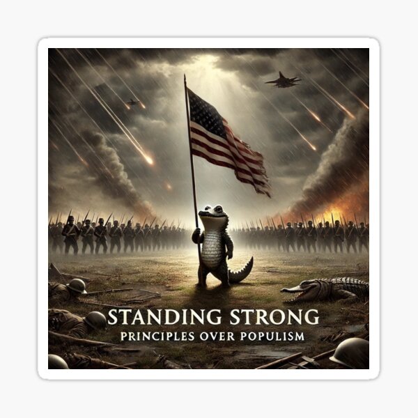 Standing Strong Sticker