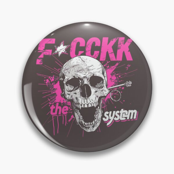 Item preview, F*cckk the system - Punk Rock Skull designed and sold by RockSteadyReady.