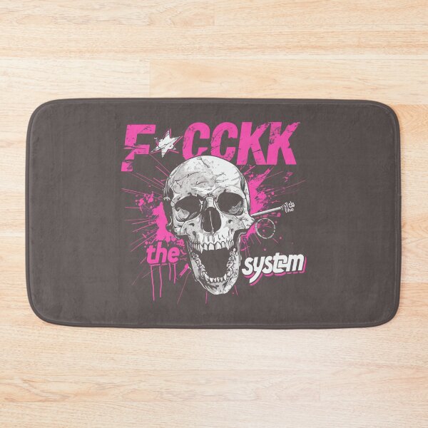Item preview, F*cckk the system - Punk Rock Skull designed and sold by RockSteadyReady.