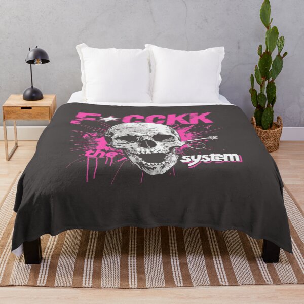 Item preview, F*cckk the system - Punk Rock Skull designed and sold by RockSteadyReady.