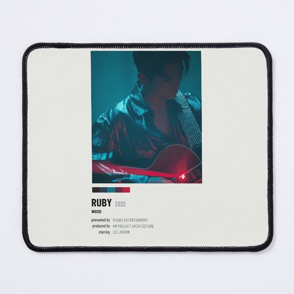 Item preview, ruby by woozi seventeen music poster designed and sold by mochihoshi.