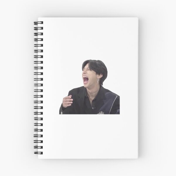 Item preview, Ateez wooyoung laughing kpop sticker designed and sold by teezer designs.