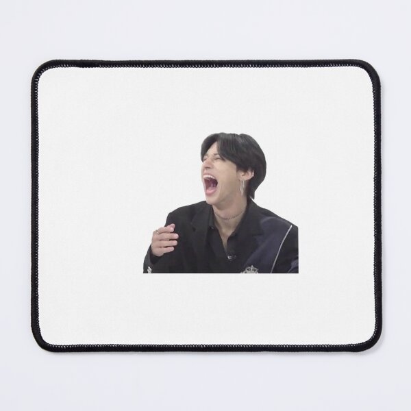 Item preview, Ateez wooyoung laughing kpop sticker designed and sold by teezer designs.