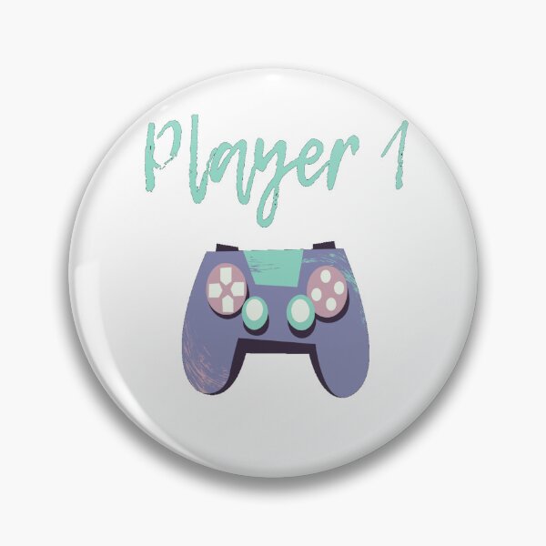 Item preview, His & hers PLayer 1 designed and sold by GameDevMerch.