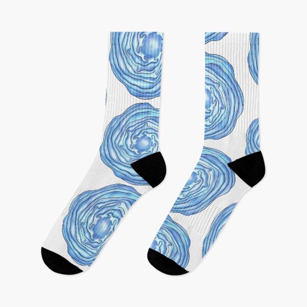 Item preview, Swirling fish or dolphins with blue ocean designed and sold by nongsao4.