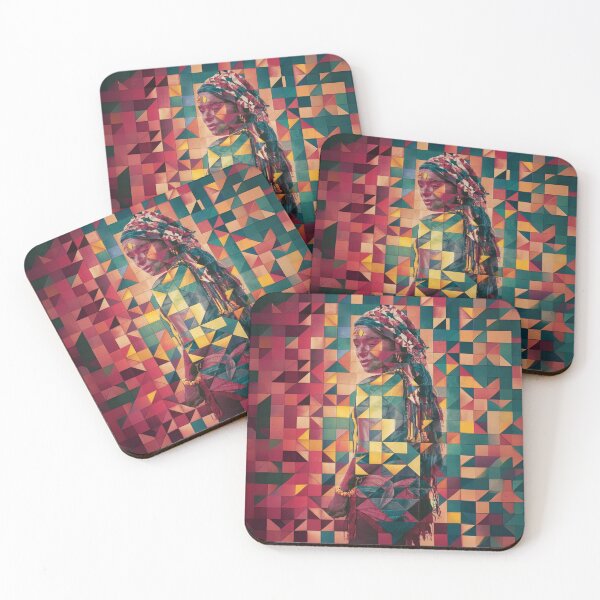 Item preview, Enchanting Moroccan Mosaic A Vibrant  Design Featuring Traditional Patterns Woman Silhouettes designed and sold by piketo.
