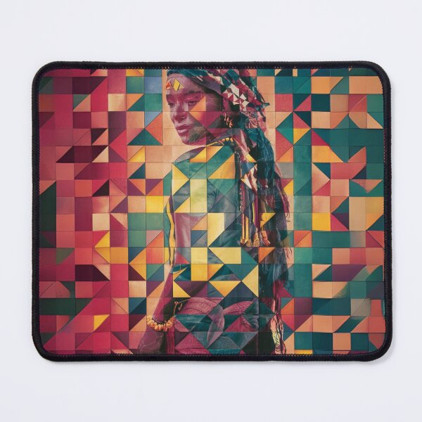 Item preview, Enchanting Moroccan Mosaic A Vibrant  Design Featuring Traditional Patterns Woman Silhouettes designed and sold by piketo.