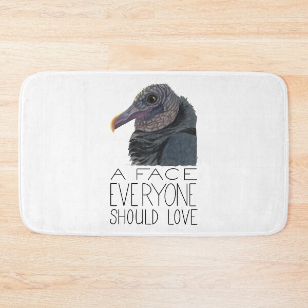 Item preview, A Face Everyone Should Love (Black Vulture) designed and sold by LauraWolfArtist.