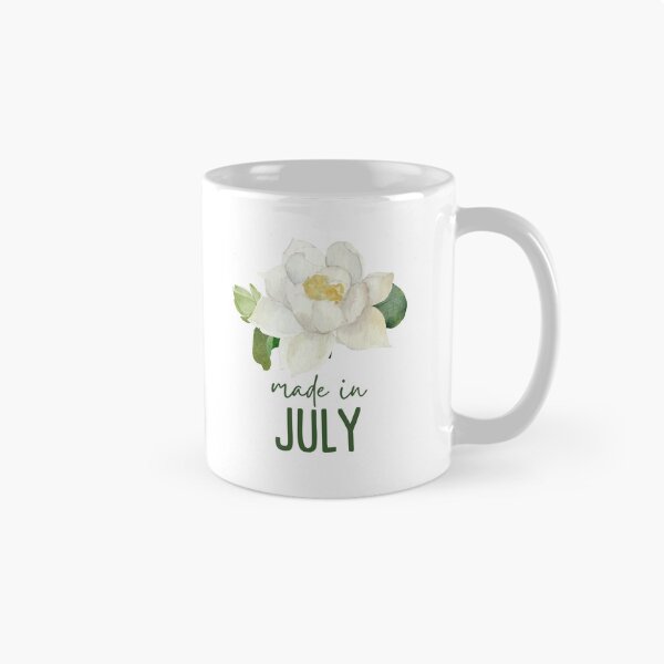 Item preview, Made in July, Water Lily Birth Flower, White Lotus, July Birthday Gift designed and sold by lagunaklein.