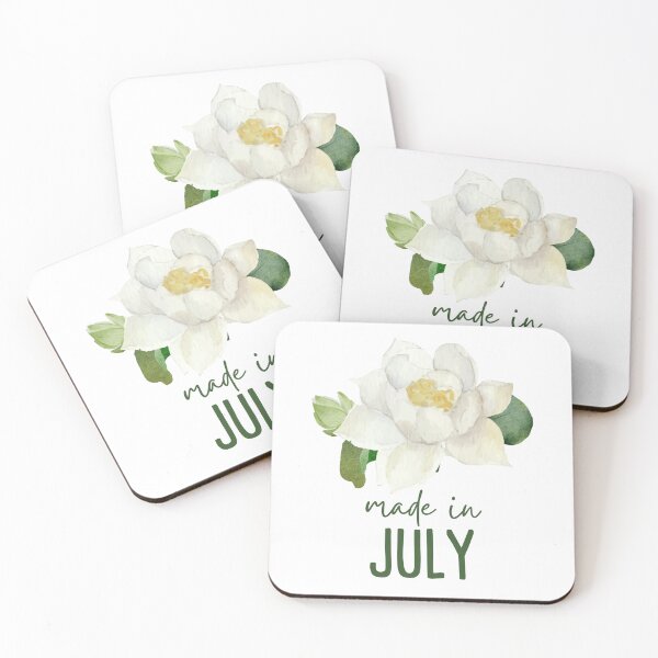 Item preview, Made in July, Water Lily Birth Flower, White Lotus, July Birthday Gift designed and sold by lagunaklein.