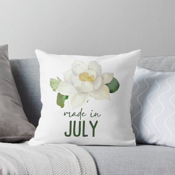 Item preview, Made in July, Water Lily Birth Flower, White Lotus, July Birthday Gift designed and sold by lagunaklein.