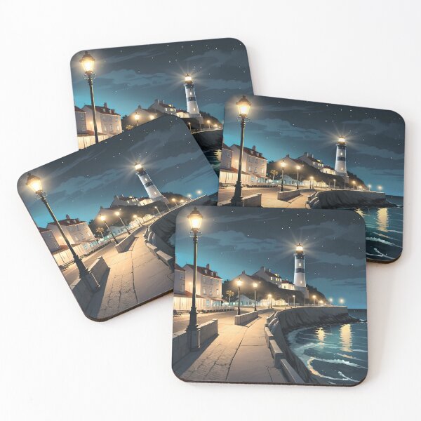Item preview, Coastal Landscape Under the Light of the Lighthouse designed and sold by opispot.com.