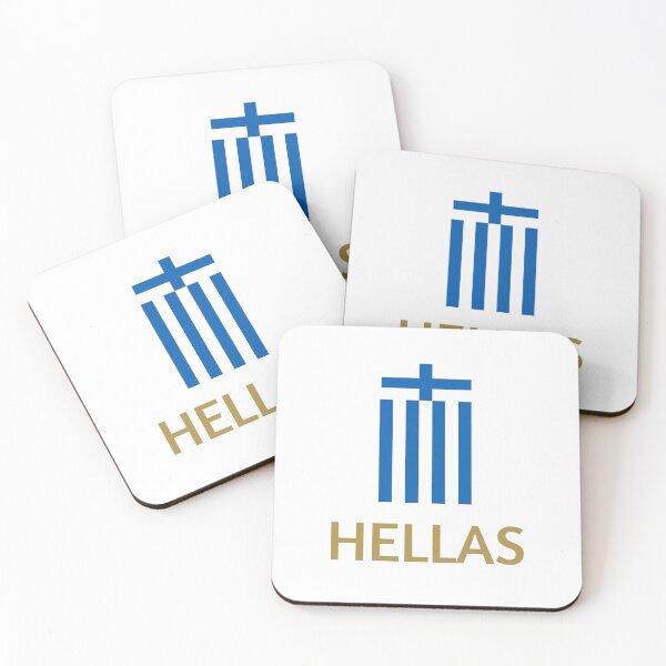 Aperçu de l'œuvre Grèce Hellas Blue 3 Gold B créée et vendue par VRedBaller.