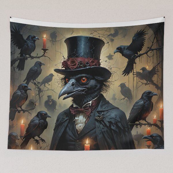 Aperçu de l'œuvre Edgar Allan Crow créée et vendue par CUNSE-Clothing.