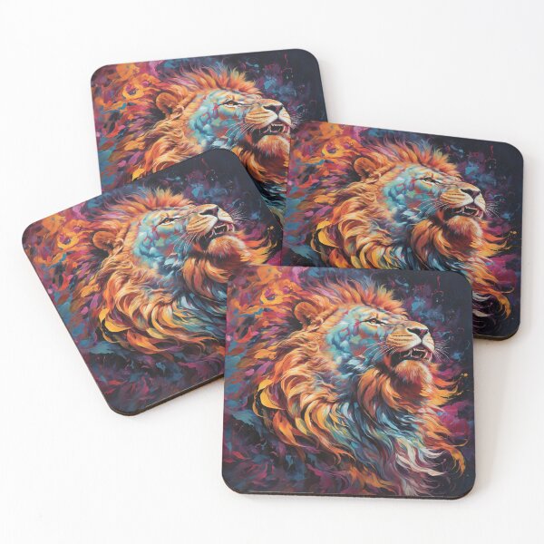 Item preview, The Rainbow Lion’s Fury designed and sold by Sadia  Jannat.