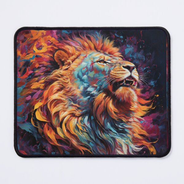 Item preview, The Rainbow Lion’s Fury designed and sold by Sadia  Jannat.