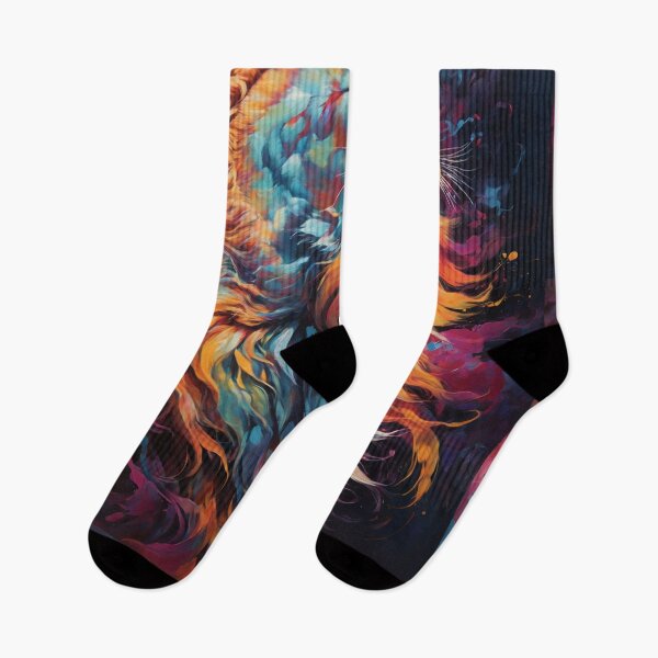 Item preview, The Rainbow Lion’s Fury designed and sold by Sadia  Jannat.