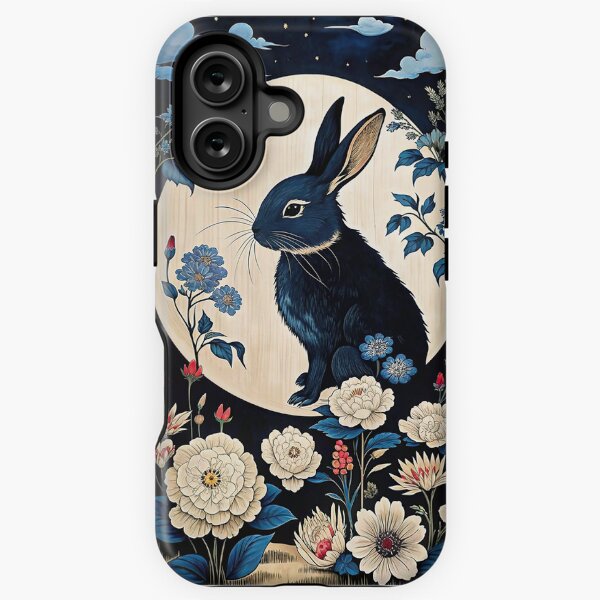 Aperçu de l'œuvre Lapin à la pleine lune créée et vendue par ChouWorkDesign.