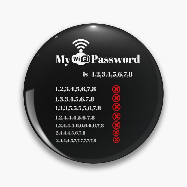 Item preview, WIFI Password Funny and Smart Challenge designed and sold by Glmart.
