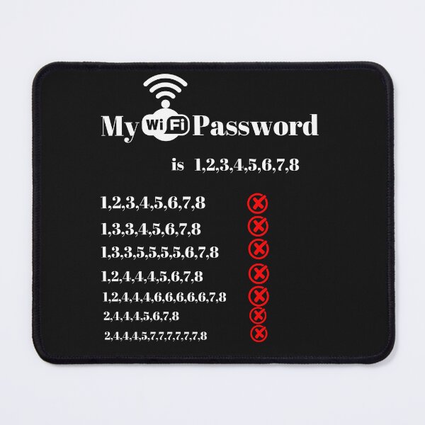Item preview, WIFI Password Funny and Smart Challenge designed and sold by Glmart.